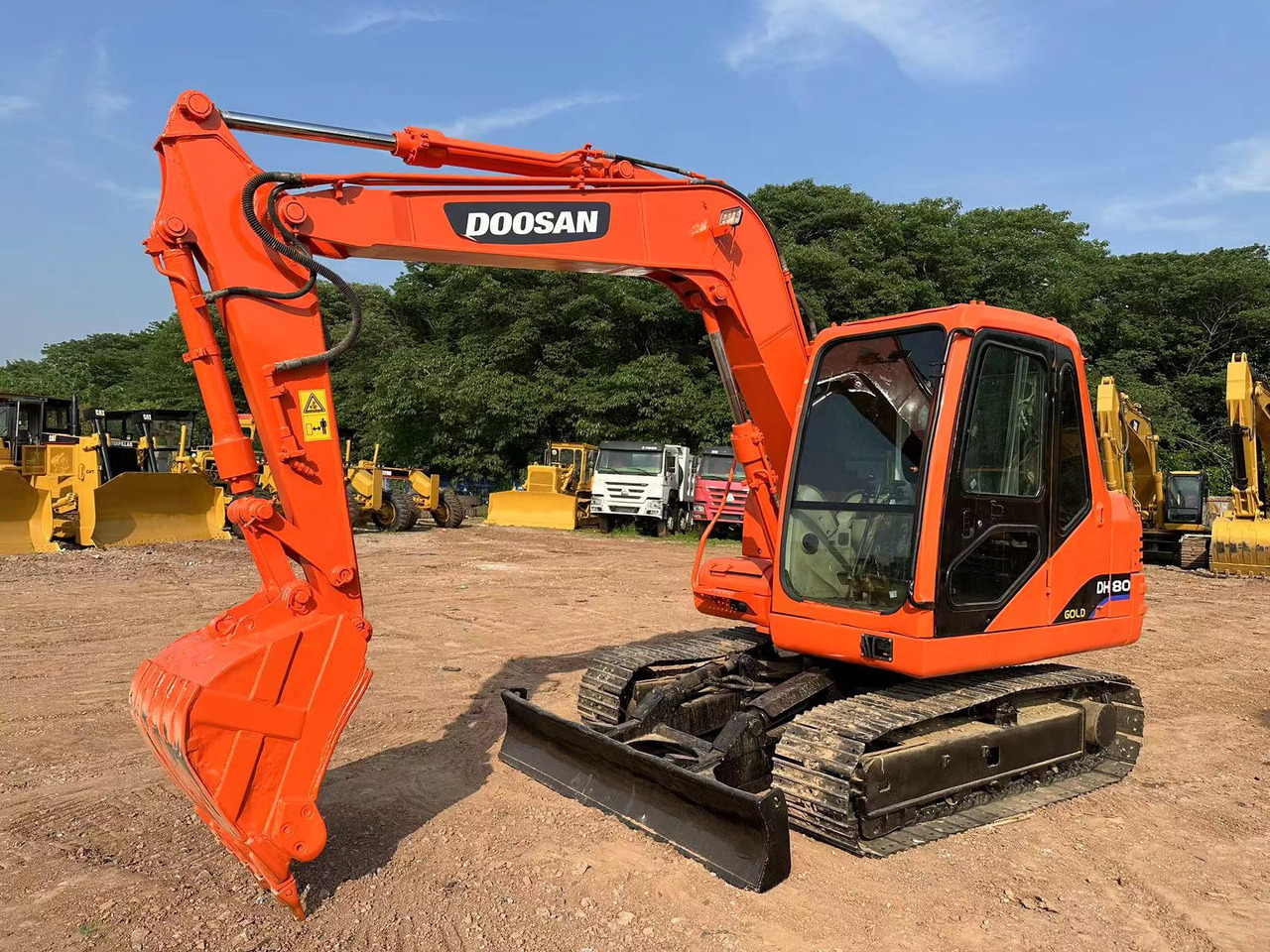 Rupsgraafmachine DOOSAN DH80 Mini Excavator: afbeelding 7