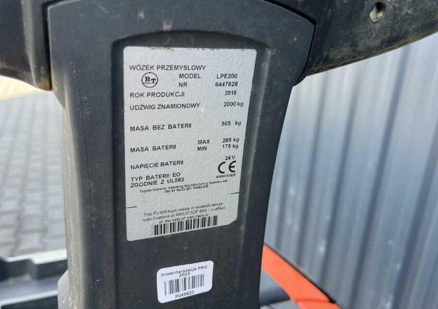 BT LPE200 - Palletwagen: afbeelding 4 BT LPE200 - Palletwagen: afbeelding 4