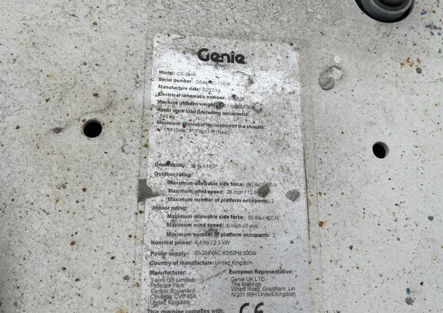 Genie GS-2046 - Schaarlift: afbeelding 5 Genie GS-2046 - Schaarlift: afbeelding 5