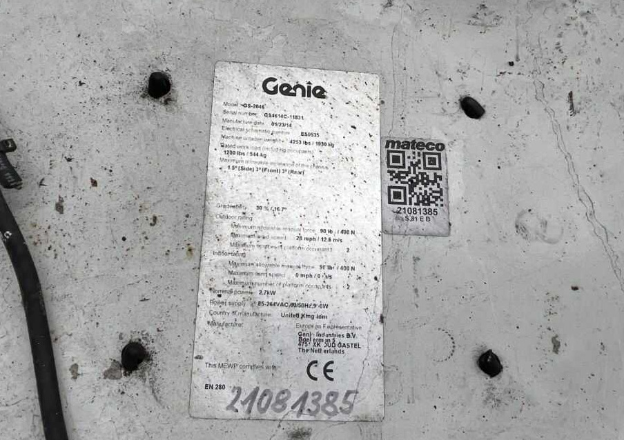 Genie GS-2046 - Schaarlift: afbeelding 5 Genie GS-2046 - Schaarlift: afbeelding 5