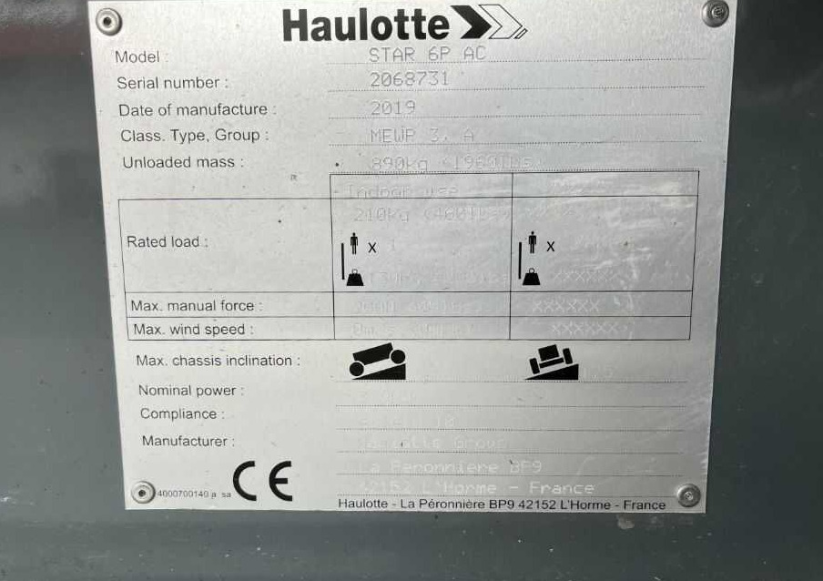 Haulotte STAR 6P AC - Verticale masthoogwerker: afbeelding 4 Haulotte STAR 6P AC - Verticale masthoogwerker: afbeelding 4