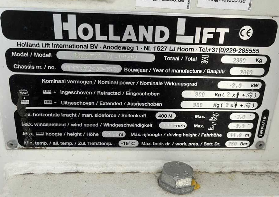 Holland-Lift ECOSTAR HL-11812 - Schaarlift: afbeelding 4 Holland-Lift ECOSTAR HL-11812 - Schaarlift: afbeelding 4