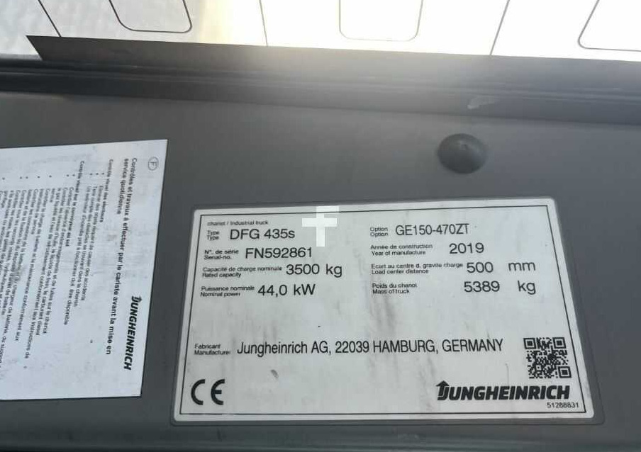 Jungheinrich DFG435s - Diesel heftruck: afbeelding 4 Jungheinrich DFG435s - Diesel heftruck: afbeelding 4