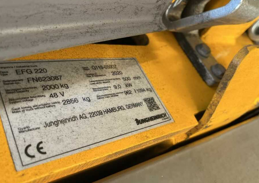 Jungheinrich EFG220 - Elektrische heftruck: afbeelding 4 Jungheinrich EFG220 - Elektrische heftruck: afbeelding 4