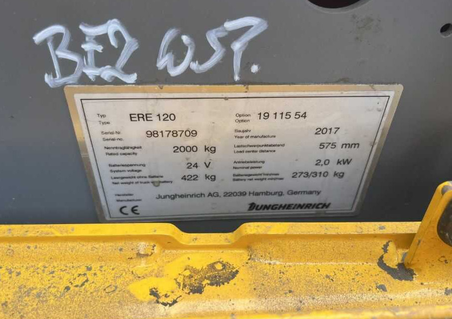 Jungheinrich ERE120 - Palletwagen: afbeelding 4 Jungheinrich ERE120 - Palletwagen: afbeelding 4