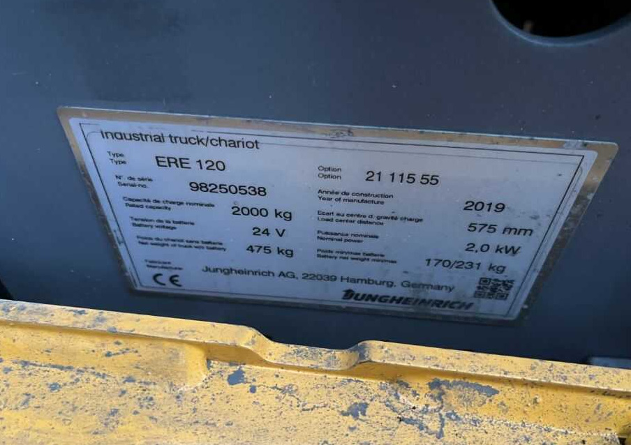 Jungheinrich ERE120 - Palletwagen: afbeelding 4 Jungheinrich ERE120 - Palletwagen: afbeelding 4