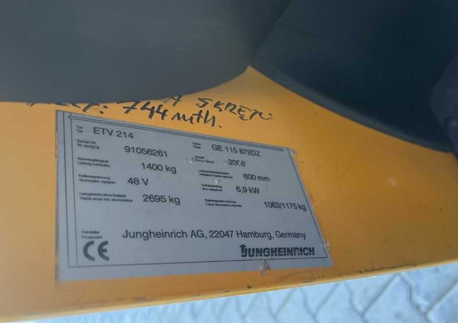 Jungheinrich ETV214 - Reach truck: afbeelding 4 Jungheinrich ETV214 - Reach truck: afbeelding 4