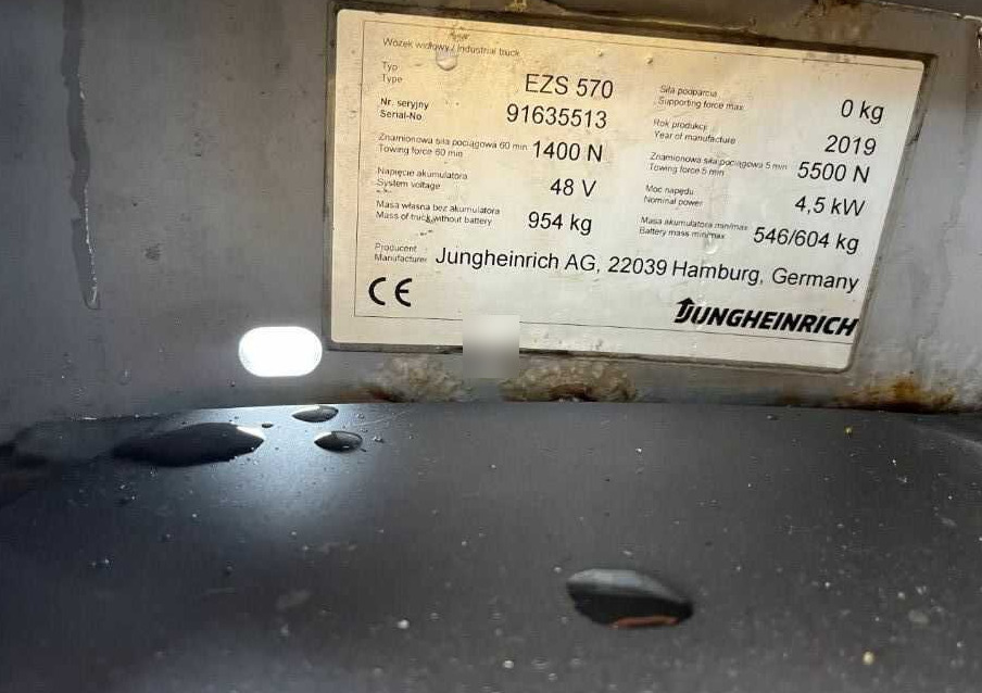 Jungheinrich EZS570 - Elektrische trekker: afbeelding 4 Jungheinrich EZS570 - Elektrische trekker: afbeelding 4