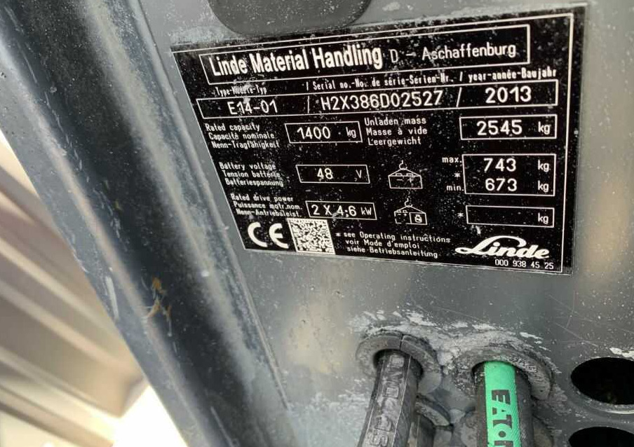 Linde E14-01 - Elektrische heftruck: afbeelding 4 Linde E14-01 - Elektrische heftruck: afbeelding 4