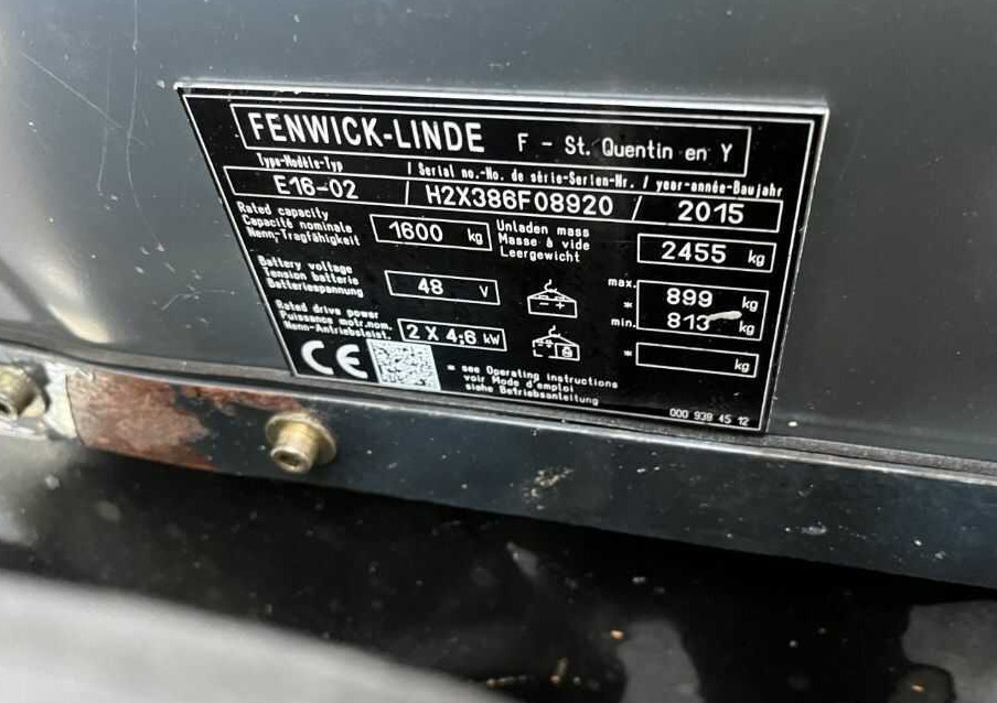 Linde E16-02 - Elektrische heftruck: afbeelding 4 Linde E16-02 - Elektrische heftruck: afbeelding 4