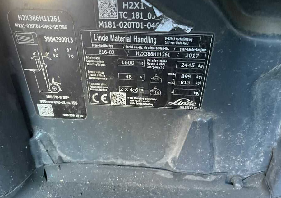 Linde E16-02 - Elektrische heftruck: afbeelding 4 Linde E16-02 - Elektrische heftruck: afbeelding 4