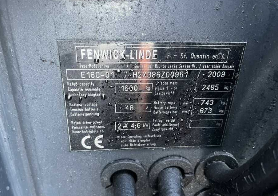 Linde E16C-01 - Elektrische heftruck: afbeelding 4 Linde E16C-01 - Elektrische heftruck: afbeelding 4