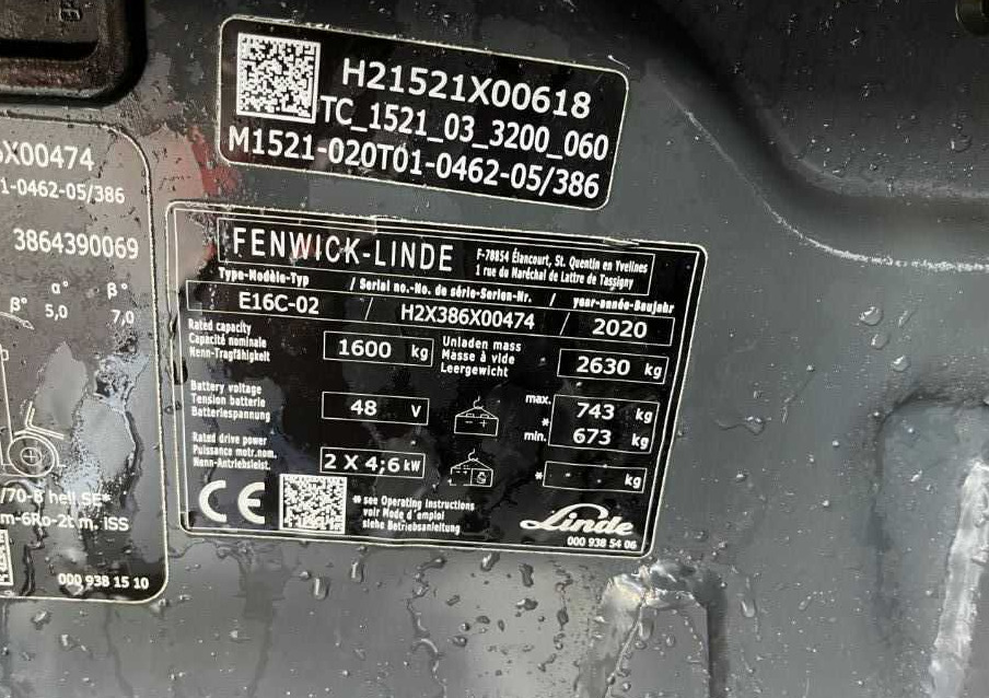 Linde E16C-02 - Elektrische heftruck: afbeelding 4 Linde E16C-02 - Elektrische heftruck: afbeelding 4