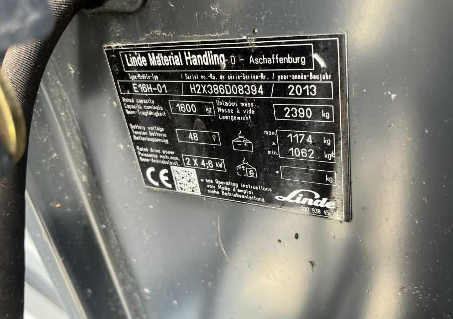 Linde E16H-02 - Elektrische heftruck: afbeelding 4 Linde E16H-02 - Elektrische heftruck: afbeelding 4