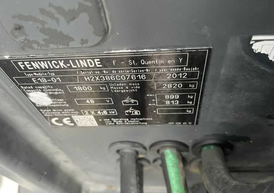 Linde E18-01 - Elektrische heftruck: afbeelding 4 Linde E18-01 - Elektrische heftruck: afbeelding 4