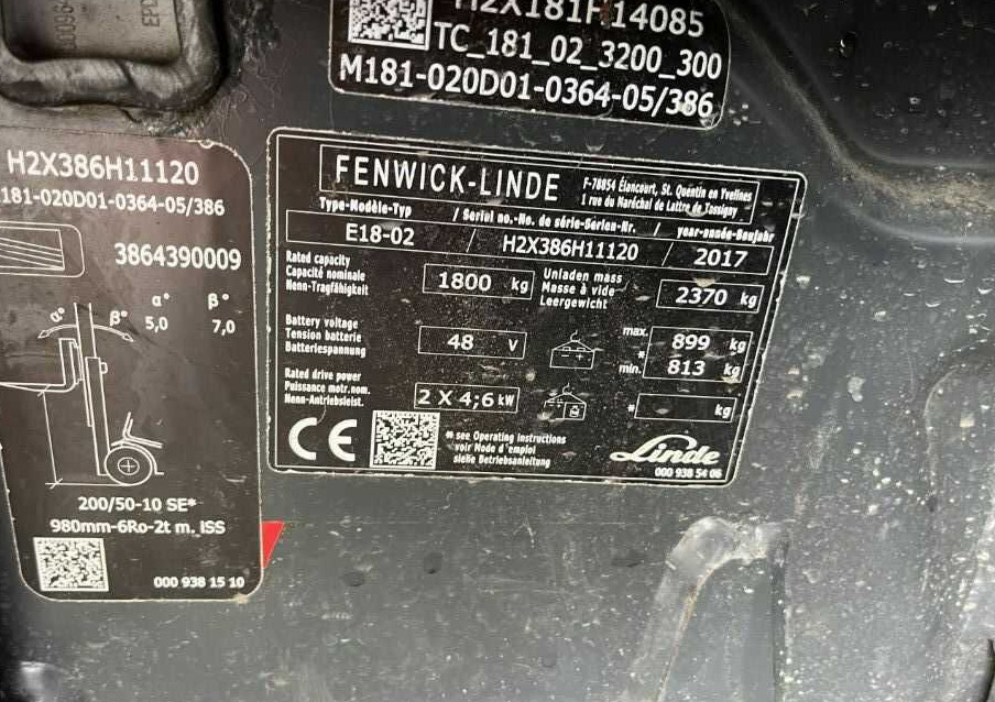 Linde E18-02 - Elektrische heftruck: afbeelding 4 Linde E18-02 - Elektrische heftruck: afbeelding 4