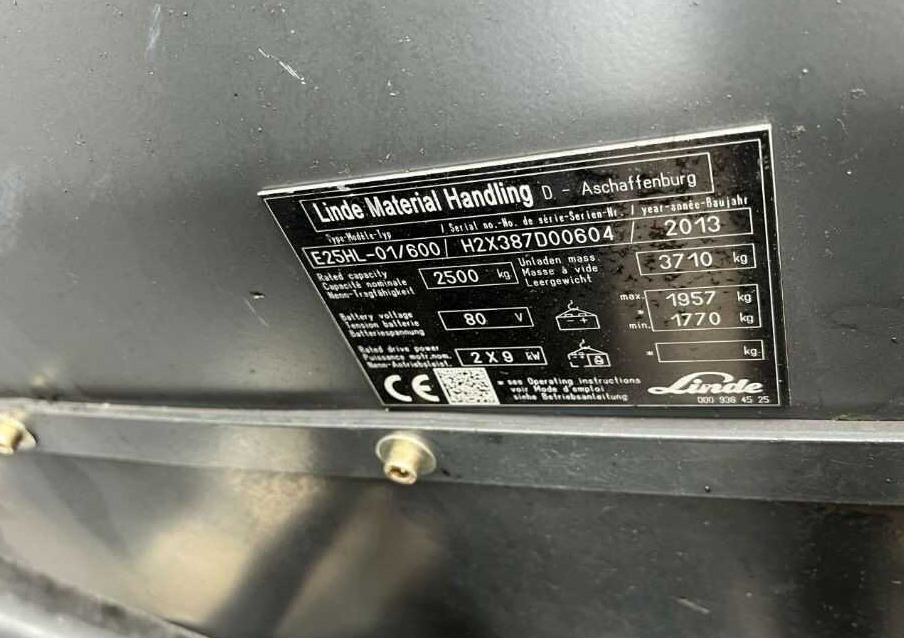 Linde E25H-01/600 - Elektrische heftruck: afbeelding 4 Linde E25H-01/600 - Elektrische heftruck: afbeelding 4