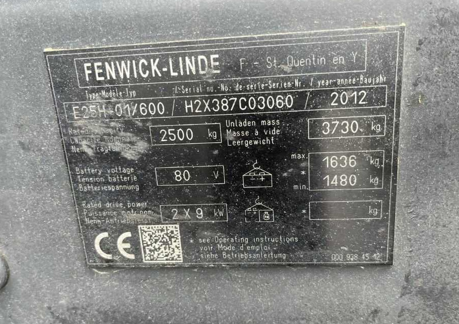 Linde E25H-01/600 - Elektrische heftruck: afbeelding 4 Linde E25H-01/600 - Elektrische heftruck: afbeelding 4