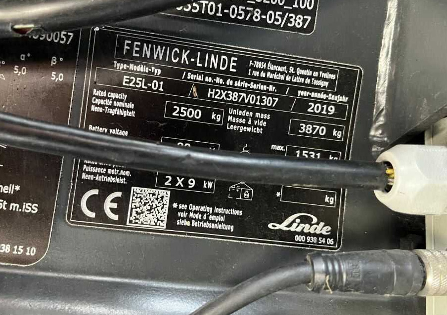 Linde E25L-02 - Elektrische heftruck: afbeelding 4 Linde E25L-02 - Elektrische heftruck: afbeelding 4