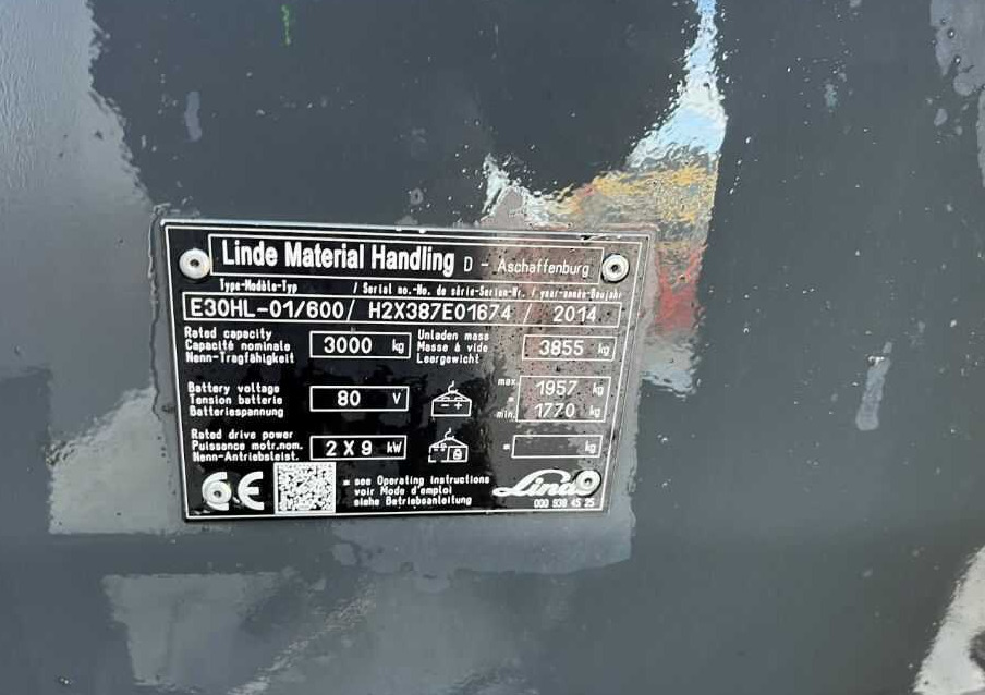 Linde E30HL-01/600 - Elektrische heftruck: afbeelding 4 Linde E30HL-01/600 - Elektrische heftruck: afbeelding 4