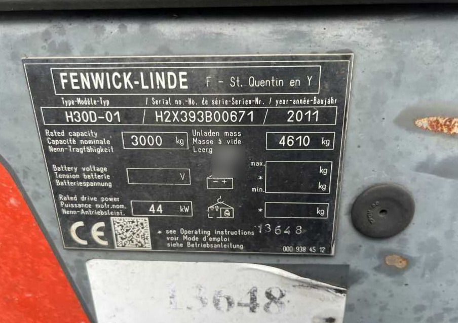 Linde H30D-01 - Diesel heftruck: afbeelding 4 Linde H30D-01 - Diesel heftruck: afbeelding 4