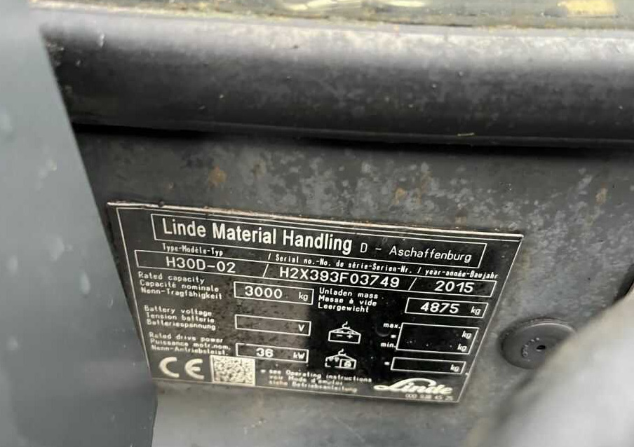 Linde H30D-02 - Diesel heftruck: afbeelding 4 Linde H30D-02 - Diesel heftruck: afbeelding 4