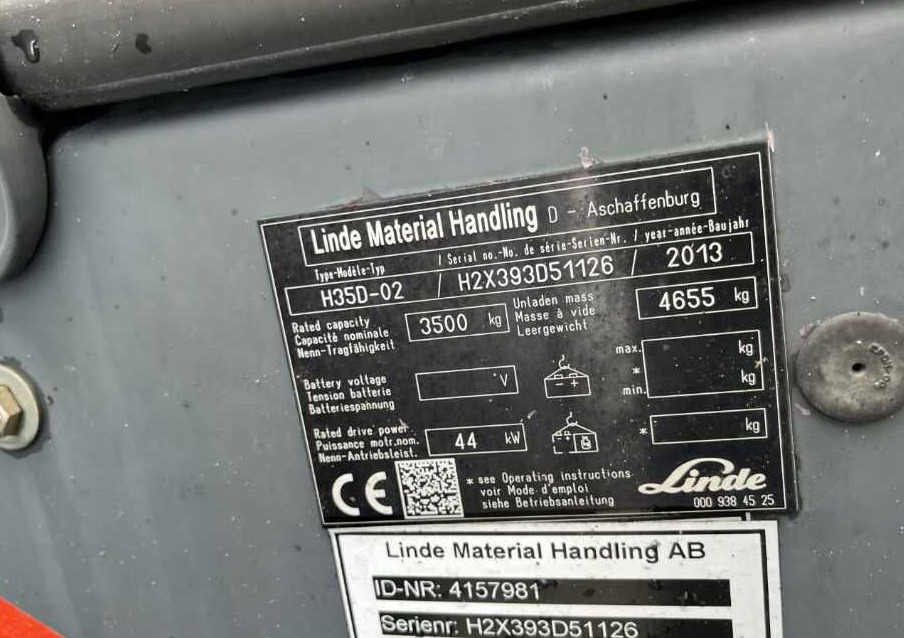 Linde H35D-01 - Diesel heftruck: afbeelding 4 Linde H35D-01 - Diesel heftruck: afbeelding 4