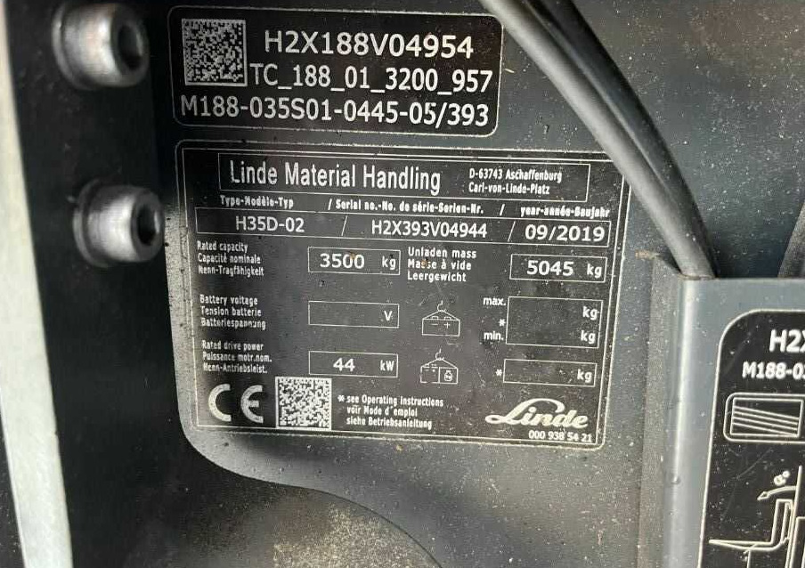 Linde H35D-02 - Diesel heftruck: afbeelding 4 Linde H35D-02 - Diesel heftruck: afbeelding 4