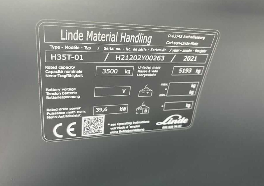 Linde H35T-01 - LPG heftruck: afbeelding 4 Linde H35T-01 - LPG heftruck: afbeelding 4