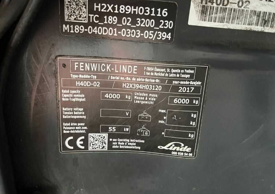 Linde H40D-02 - Diesel heftruck: afbeelding 4 Linde H40D-02 - Diesel heftruck: afbeelding 4