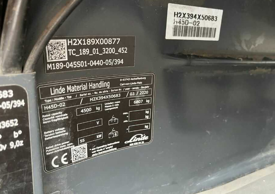 Linde H45D-02 - Diesel heftruck: afbeelding 4 Linde H45D-02 - Diesel heftruck: afbeelding 4