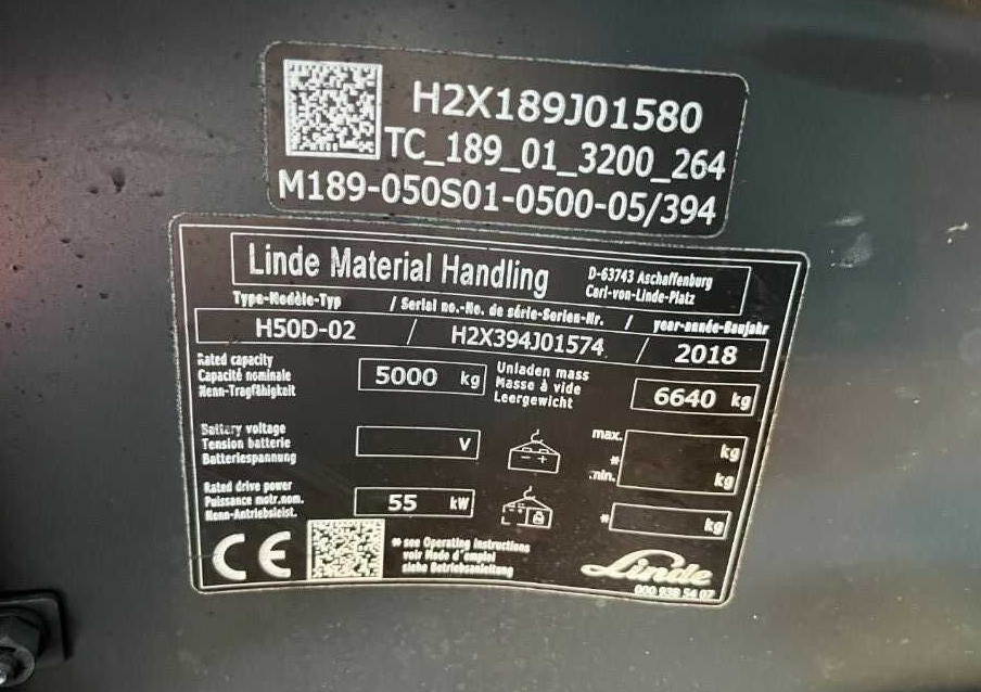 Linde H50D-02 - Diesel heftruck: afbeelding 4 Linde H50D-02 - Diesel heftruck: afbeelding 4