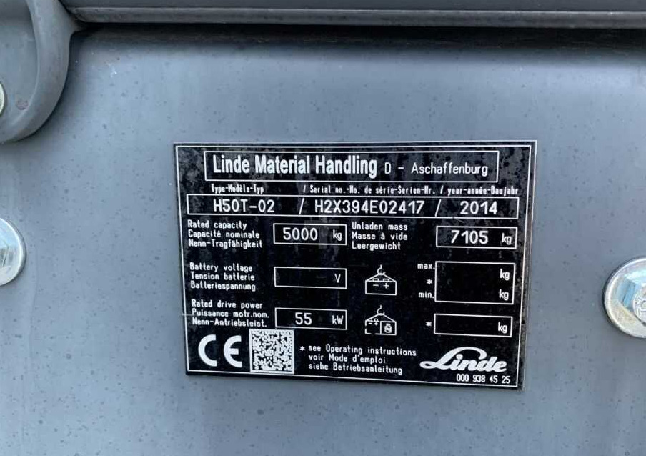 LPG heftruck Linde H50T-02: afbeelding 7
