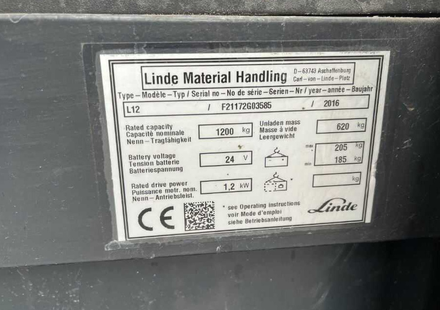 Linde L12 - Stapelaar: afbeelding 4 Linde L12 - Stapelaar: afbeelding 4