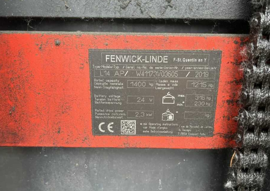 Linde L14AP - Stapelaar: afbeelding 4 Linde L14AP - Stapelaar: afbeelding 4