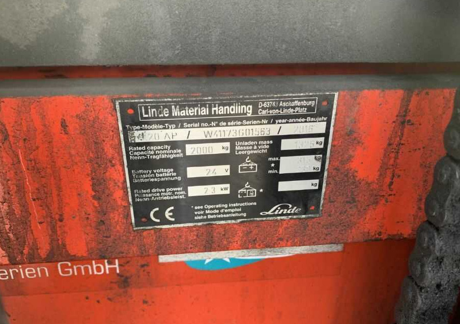 Linde L20AP - Stapelaar: afbeelding 2 Linde L20AP - Stapelaar: afbeelding 2