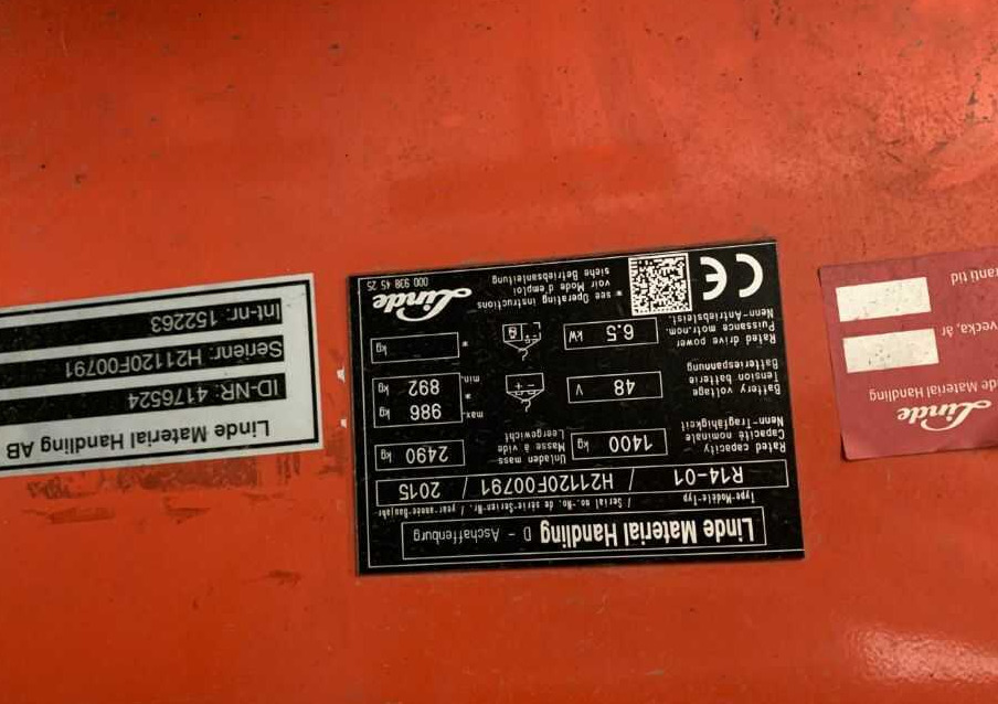 Leasing  Linde R14-01 Linde R14-01: afbeelding 7