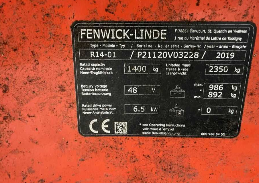 Linde R14-01 - Reach truck: afbeelding 4 Linde R14-01 - Reach truck: afbeelding 4
