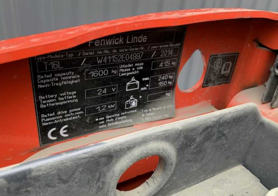 Linde T16L - Palletwagen: afbeelding 4 Linde T16L - Palletwagen: afbeelding 4