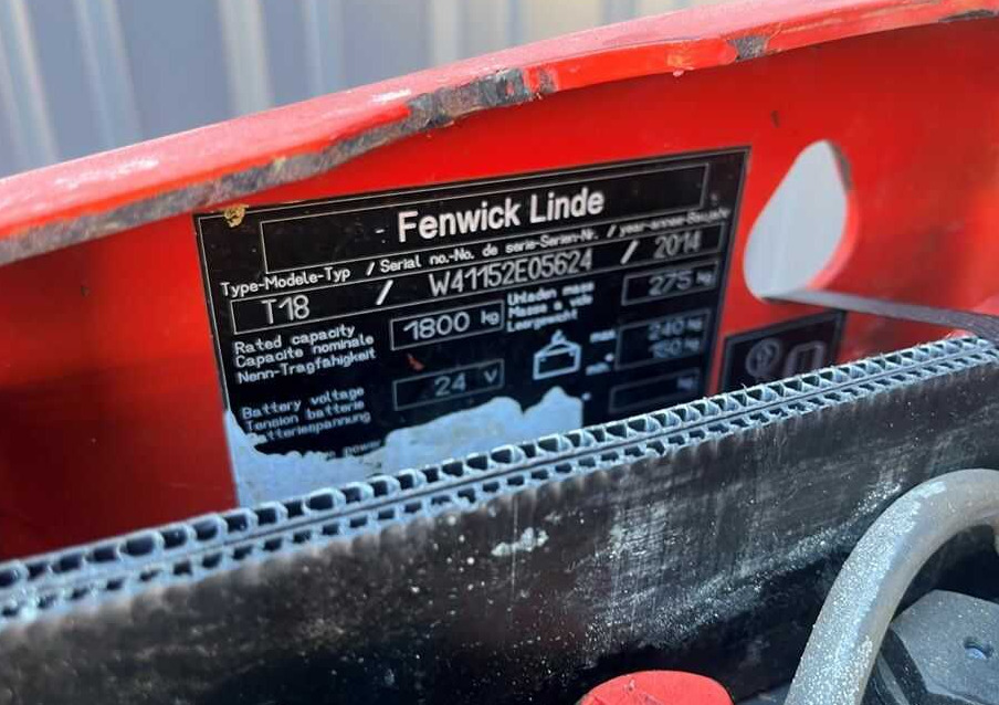 Linde T18 - Palletwagen: afbeelding 5 Linde T18 - Palletwagen: afbeelding 5