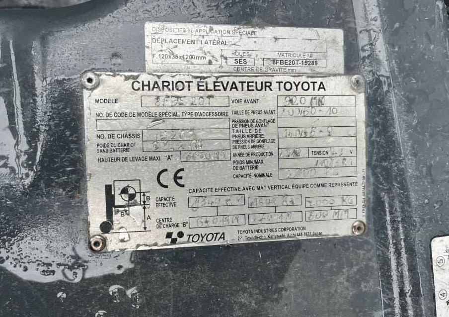 Toyota 8FBE20T - Elektrische heftruck: afbeelding 4 Toyota 8FBE20T - Elektrische heftruck: afbeelding 4