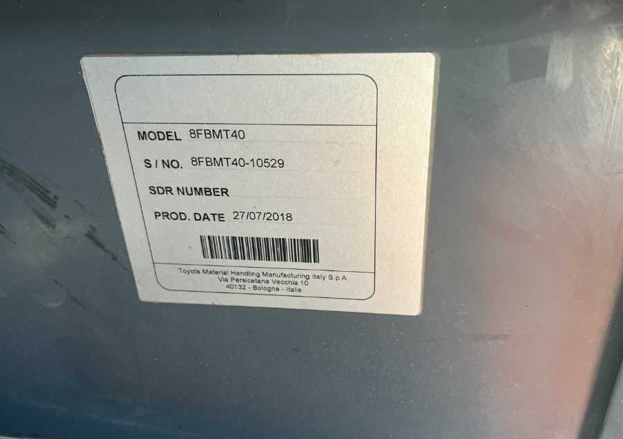 Toyota 8FBMT40 - Elektrische heftruck: afbeelding 4 Toyota 8FBMT40 - Elektrische heftruck: afbeelding 4