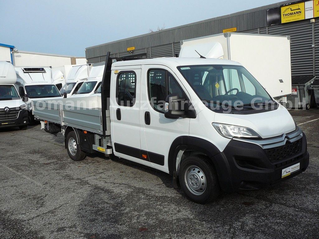 Nieuw Bestelwagen met open laadbak, Bestelwagen met dubbele cabine Citroën Jumper 140Hdi Pritsche 7 Sitzer AHK Klima: afbeelding 1