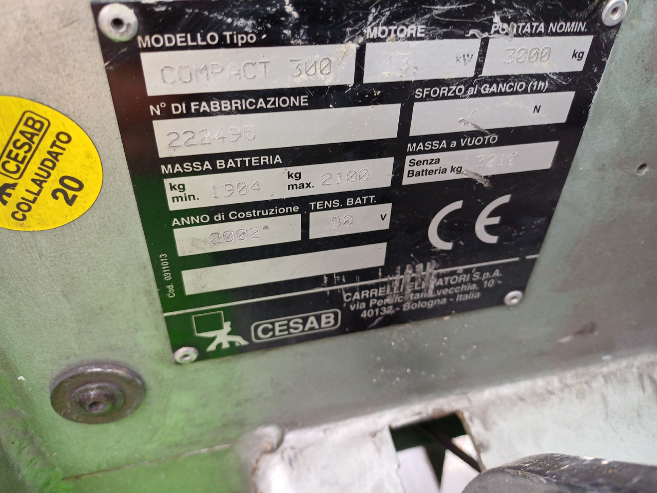 CESAB Compact 300 - Elektrische heftruck: afbeelding 5 CESAB Compact 300 - Elektrische heftruck: afbeelding 5