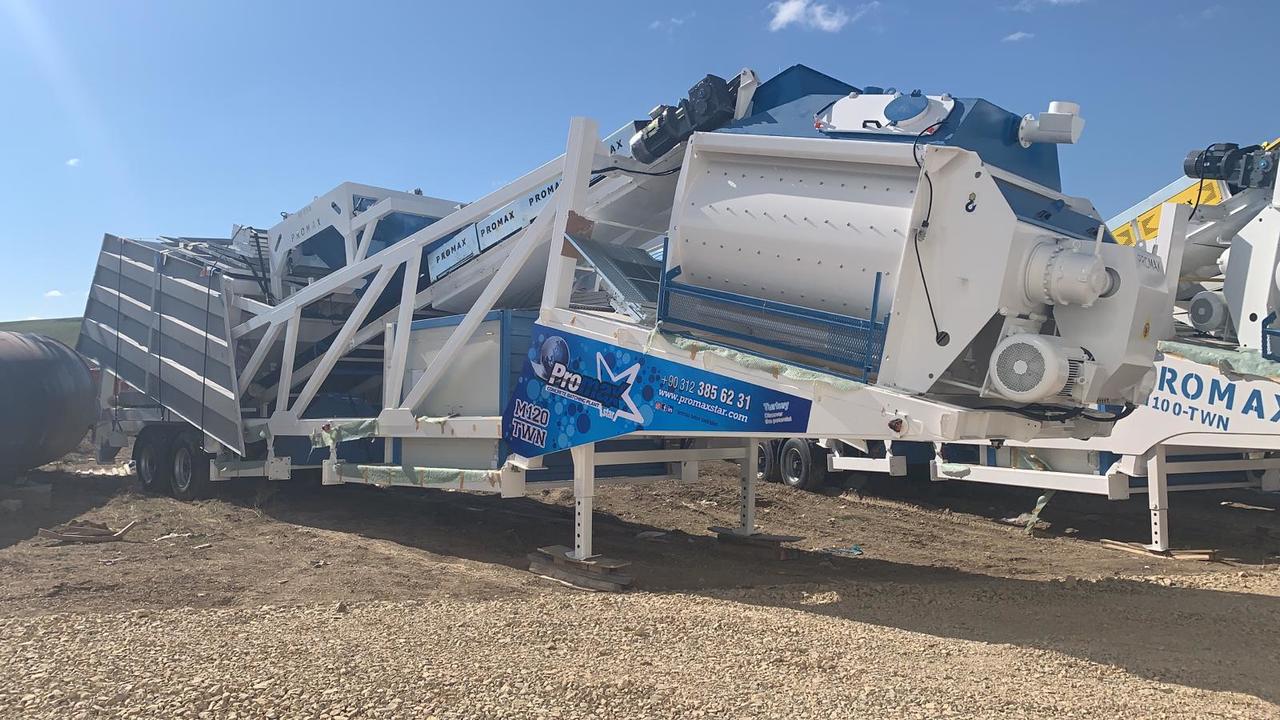 Mobile Concrete Batching Plant M120-TWN (120m3/h) - Betoncentrale: afbeelding 3 Mobile Concrete Batching Plant M120-TWN (120m3/h) - Betoncentrale: afbeelding 3