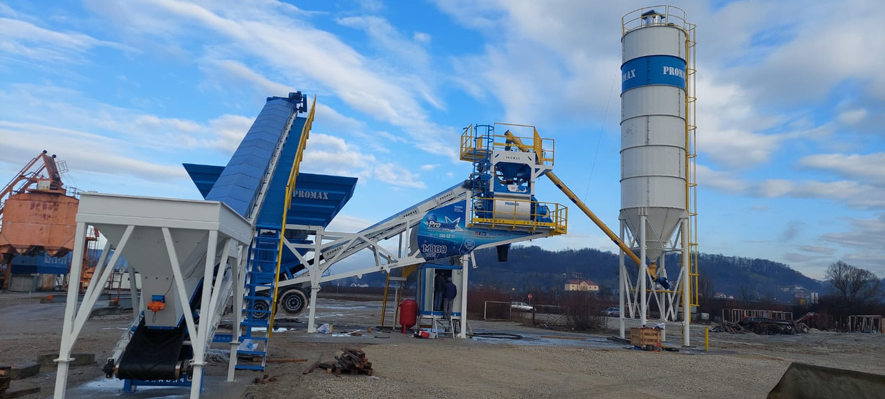 PROMAX MOBILE CONCRETE BATCHING PLANT M100-TWN (100m3/h) - Betoncentrale: afbeelding 2 PROMAX MOBILE CONCRETE BATCHING PLANT M100-TWN (100m3/h) - Betoncentrale: afbeelding 2