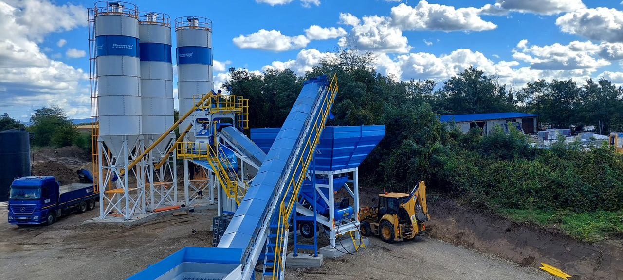 PROMAX MOBILE CONCRETE BATCHING PLANT M100-TWN (100m3/h) - Betoncentrale: afbeelding 1 PROMAX MOBILE CONCRETE BATCHING PLANT M100-TWN (100m3/h) - Betoncentrale: afbeelding 1