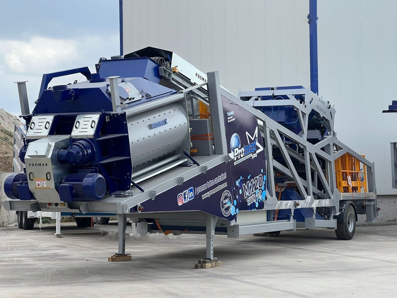 Promax Mobile Concrete Batching Plant PROMAX M120-TWN DT (120m³/h) - Betoncentrale: afbeelding 5 Promax Mobile Concrete Batching Plant PROMAX M120-TWN DT (120m³/h) - Betoncentrale: afbeelding 5