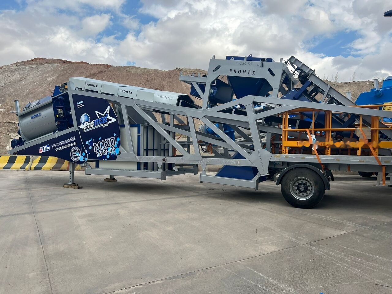 Promax Mobile Concrete Batching Plant PROMAX M120-TWN DT (120m³/h) - Betoncentrale: afbeelding 4 Promax Mobile Concrete Batching Plant PROMAX M120-TWN DT (120m³/h) - Betoncentrale: afbeelding 4