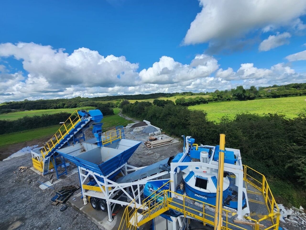 Promax Mobile Concrete Batching Plant PROMAX M60-PLNT (60m³/h) - Cement silo: afbeelding 1 Promax Mobile Concrete Batching Plant PROMAX M60-PLNT (60m³/h) - Cement silo: afbeelding 1